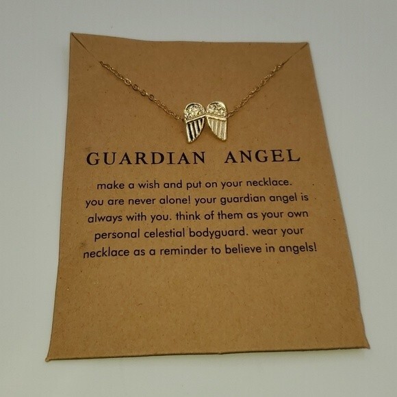 Jewelry - Gold Gaurdian Angel Necklace